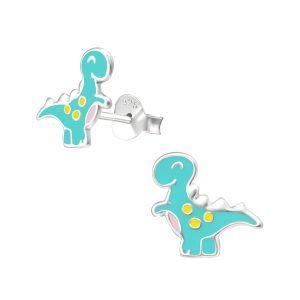 Dinosaur 925 Silver Stud Earrings